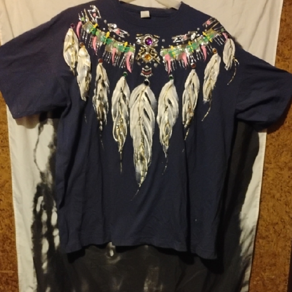 Vintage "Diamond Dust" Apache Style Women's Shirt